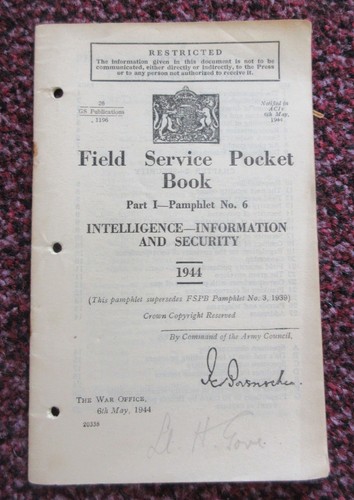 Field service pocket - field,