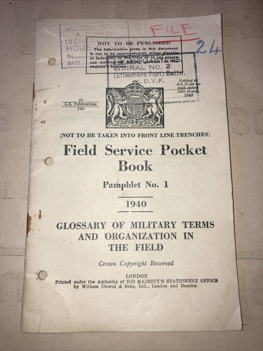 Field service pocket book - service,